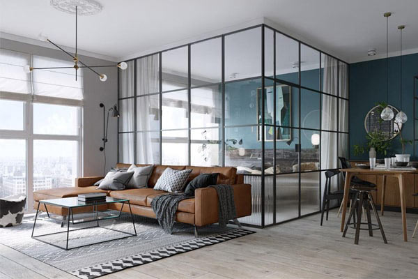 دیوار-شیشه-ای-خانه-تبریز