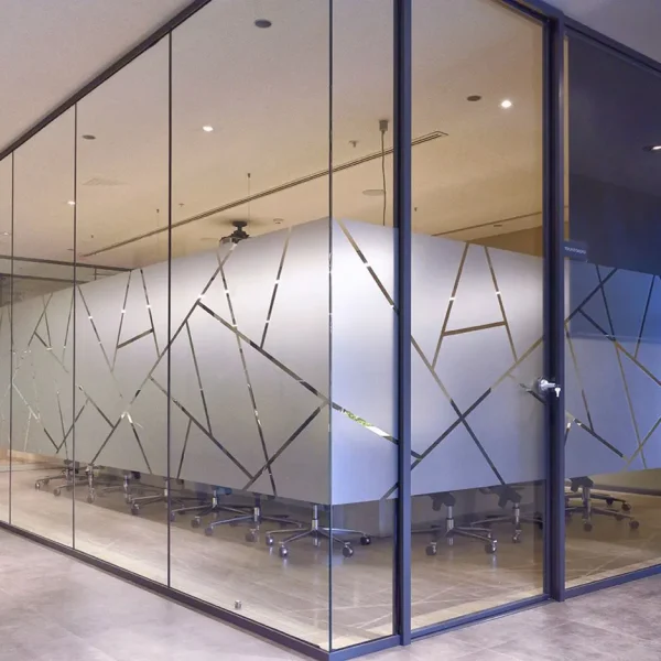 پارتیشن شیشه طرحدار